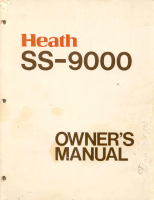 Heathkit SS-9000-HF-Operation - Manual 